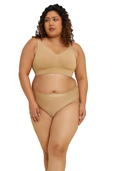 Van Heusen Women’s Cotton Minimizer Bra – Wireless Comfort, Non-Padded Design & Full Coverage Support